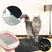 Petcloud EVA Pet Cat Litter Mat Double Layer Cat House Pad Waterproof Pet Mat For Cat Toilet Cleaning Supplies 2024 - buy cheap