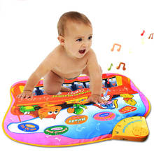 Brinquedos de piano 72x58cm animais voz tapete musical 5 modo piano tapete melodia música esteira cedo brinquedos educativos para crianças 2024 - compre barato