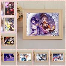 Anime honkai impacto 3 anime colocado ou pendurado quadro quadro de pintura decorativa 2024 - compre barato