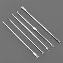 5Pc/Set Acne Blackhead Removal Needles Carbon Steel Blackhead Comedone Acne Removal Tool Extractor Remover Needles Pimple Kit 2024 - buy cheap