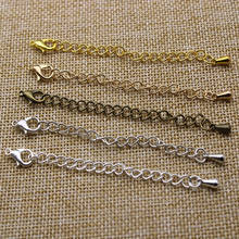 20pcs DIY Jewelry Findings Necklace Bracelet Extended Extension Tail Chain Lobster Clasps Connector End Chain Handmade Making 2024 - buy cheap