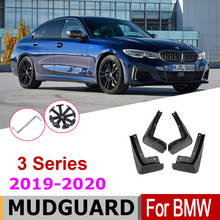 Guardabarros de coche para BMW 3 Series G20 Sedan Saloon 2020 ~ 2019, guardabarros moldeados de 4 piezas, accesorios de salpicaduras 2024 - compra barato