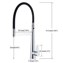 Innovate Pull Out Kitchen Faucet Black Chrome Flexible Rubber Kitchen Tap Dual Spouts 360 Rotation H/C Kitchen Crane Mixer Tap 2024 - buy cheap