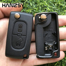2 buttons Remote Key Case For Peugeot 308 307 207 206 407 Partner For Citroen C3 Picasso CE0536/CE0523 Car key Shell Blank fob 2024 - buy cheap