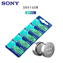 5pcs SONY Original New Watch battery 337 SR416SW Silver 1.55V button cell battery for swatch watch LED Headphone 2024 - buy cheap