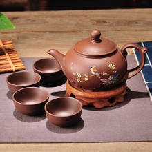 WHYOU 1piece Purple Clay Teaware Teapots Home Decoration boyfriend Husband Business Gift Free shipping 2024 - buy cheap