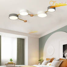 Lámpara de techo de acrílico LED minimalista, postmoderna, arte nórdico, decoración de restaurante, luces de techo para sala de estar y dormitorio 2024 - compra barato