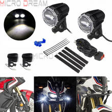 Motorcycle 1" Tube Mount Auxiliary Lamps LED Projectors Spot Fog Light Universal For BMW F800 R1200 Yamaha Suzuki Kawasaki Honda 2024 - buy cheap