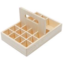 Essential Oil Storage Wooden Box Compartment Storage Box 15ML 20+1 Compartment Essential Oil Display Box 2024 - buy cheap