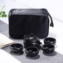 Gaiwan-TETERA de cerámica para puer, juego de té chino portátil con bolsa de viaje, Envío Gratis 2024 - compra barato
