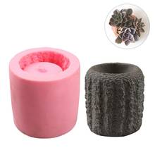 Heat-resistant Succulent Flowerpot Plaster Gypsum Concrete Flower Pot Vase DIY Silicone Mould Home Decor  design, soft texture, 2024 - buy cheap