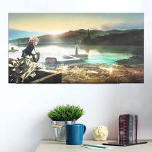 Póster de Violeta Evergarden para decoración del hogar, lienzo moderno para pared, impresiones artísticas, decoración para dormitorio, regalo 2024 - compra barato