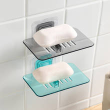 1pcs Bathroom Shower Soap Box Dish Storage Plate Tray Holder Case Soap Holder Bathroom Tray Accessories Box Shelf Wall Dishes 2024 - buy cheap