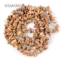 Irregular Picture Jaspers Natural Stone Chip Beads For Jewelry Making 3-5-8-12mm Freeform Beads Diy Necklace Bracelet 16'' 2024 - buy cheap