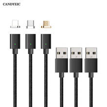 CANDYEIC Micro USB Cable Magnetic Charger For Samsung Xiaomi Huawei Sony Android Mobile Phone Fast Charge Magnet Data Cable Wire 2024 - buy cheap