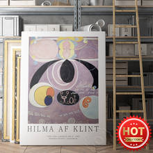 Hilma af klint-cartaz de tela para impressão, decoração de casa, imagem retrô de parede, arte vintage, af klint 2024 - compre barato