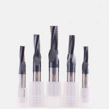 Carbide thread end mill M2.5 M3 M4 M5 M6 M8 M10 M12 thread mills thread milling cutter with coating, standard length, M3 M4 M5 m6m8 M10 m12, M3 M4 M5 m6m8m10m12 2024 - buy cheap