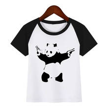 Boys Summer Clothes Children T Shirts Banksy Urban Design Art Tee Shirt Tops Kids Clothing Pattern Baby Boy T-shirt 2024 - buy cheap