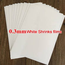 10Pcs A4 Inkjet Printing Shrinks film Plastic Sheet DIY Creative decorating printable shrink films 0.3mm thickness 2024 - buy cheap