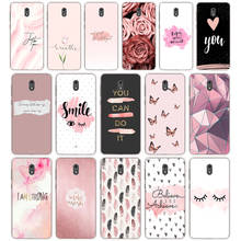 Capa protetora para celular, capa em silicone tpu com lema da frase traseira, para nokia 2 2.3 3 3.1 5 5.1 2024 - compre barato