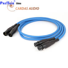 Pair CARDAS Clear Light XLR Balanced Cable  3Pin XLR plug Amplifier CD DVD Player Interconnect Audio Cable 2024 - buy cheap