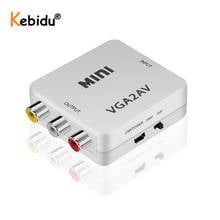 Mini 1080P HD VGA2AV AV2VGA Video Converter with 3.5mm Audio VGA to AV Converter AV To VGA Conversor For PC TV HD Computer 2024 - buy cheap