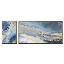 Above The Clouds Handpainted Abstract Oil Painting Modern Wall Art Living Room No Frame Picture Home Decoration Painting 2024 - buy cheap