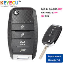 KEYECU for Kia Soul 2014 2015 2016 2017 2018 Remote Key Fob 433MHz FCC ID: OSLOKA-875T P/N: 95430-B2100 2024 - buy cheap