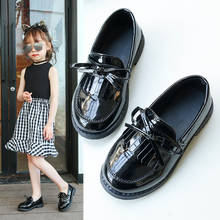 Spring Autumn Girls Shoes boys Kids School Black Leather Shoes For Student kids dress Shoes chaussure fille 3 4 5 6 7 8 9 10-12T 2024 - buy cheap