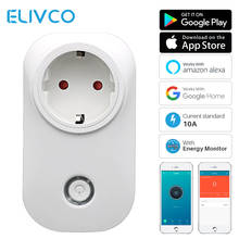 Smart Plug WiFi Socket EU With Energy Monitoring Timing Switch APP Remote Control Works With Amazon Alexa Google Home 2024 - buy cheap