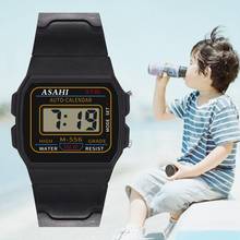 2020 водонепроницаемые 30 М Роскошные детские многофункциональные мужские цифровые светодиодные спортивные водонепроницаемые детские наручные часы электронные часы подарок Q 2024 - купить недорого