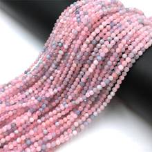 Small Beads Natual Morganite Stone Beads 2 3 4mm Micro Faceted Beads Section Loose Beads for Jewelry Making Jewelry Diy(38cm) 2024 - buy cheap