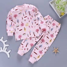 Baby Girls Clothes Set Cotton Cartoon Baby Boys Clothing Suit Shirt+Pants 2pcs/set Infant Clothes Set Baby Girls Winter Clothes 2024 - buy cheap