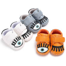 Children's men and women baby eye pattern infant soft bottom shoes rubber bottom non-slip toddler shoes 2024 - buy cheap