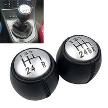 Черная кожаная рукоятка для рычага переключения передач Alfa Romeo GT 147 166 3,2 V6, 5/6 скоростей 2024 - купить недорого