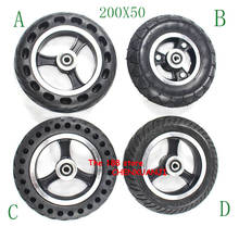 4 types of 200x50 8inch solid TyreWith Wheel Hub Mobility Scooter wheelchair  hub Fits Gas Scooter Electric Scooter Vehicle 2024 - buy cheap