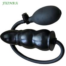 FXINBA Inflatable Anal Plug Expandable Butt Plug With Pump Adult Products Silicone Sex Toys for Women Men Anal Dilator Massager 2024 - buy cheap