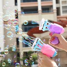 3in1 bolha ventilador ventilador máquina de brinquedo crianças sabão água bolha arma verão ao ar livre brinquedo presente 2024 - compre barato