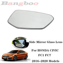 Car Outer Rearview Side Mirror Glass Lens For HONDA CIVIC FC1 FC7 2016 2017 2018 2019 2020 With Heated Function 2024 - buy cheap