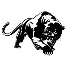 Creativity Fiery Wild Panther Hunting Car Sticker Waterproof Motorcycle Window Stickers Decorations PVC 19.5cm X 13.6cm 2024 - buy cheap