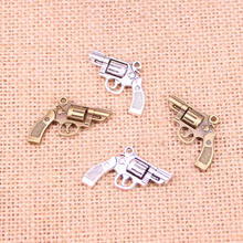 Charms de pistola de Zinc para collar, pendiente, pulsera, joyería hecha a mano, 32 Uds., 29x22mm 2024 - compra barato