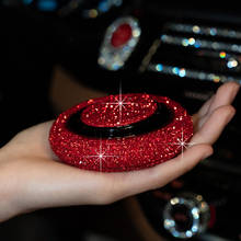 Bonito carro purificadores de ar cristal diamante carro parfum disco voador sólida fragrância difusor acessórios do carro decoração interior 2024 - compre barato
