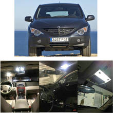 LED Interior Car Lights For Ssangyong  actyon 1 minivan sports 1 qj korando cabrio kj car accessories lamp bulb error free 2024 - buy cheap