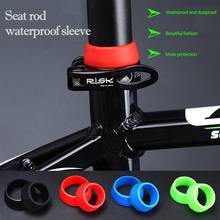Mountain Bike Seat Post Ring Dust Cover Cycling Silicone Waterproof Bicycle Seatpost Case Protective Bike Accessories 2024 - buy cheap