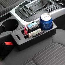 Car Seat Crevice Storage Organizer Console Side Pocket Auto Seat Gap Pocket Organizer with Coin Box and Water Cup Holder New 2024 - buy cheap