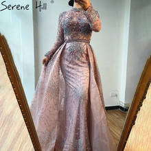 Vestido de noche con cuentas de cristal rosa y Trian, prenda Formal de cuello alto para fiestas, BLA70582 Serene Hill, novedad de 2020 2024 - compra barato