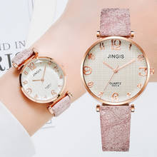 Роскошные часы для женщин повседневные часы с кожаным ремнем простые женские с большим циферблатом, спортивные кварцевые часы наручные часы Reloj Mujer 2024 - купить недорого