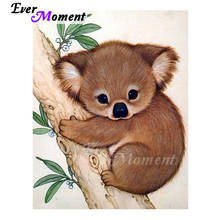 Ever Moment-pintura de diamante, decoración de mosaico de árbol de Koala para el hogar, bordado de diamantes cuadrados completos, punto de cruz, ASF1784 2024 - compra barato