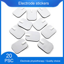 20pcs/Set 6x4.5cm Silicone&Gel Electrode Pads TENS Electrodes Digital Therapy Machine Massager 2mm Plug Nerve Stimulator 2024 - buy cheap