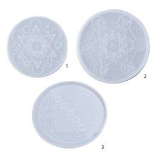 Tarot Astrology Astrolabe Tray Ornaments Silicone Mould Crystal Epoxy Resin Mold A0NF 2024 - buy cheap